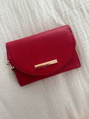 Poppy & Peonies Red Wallet